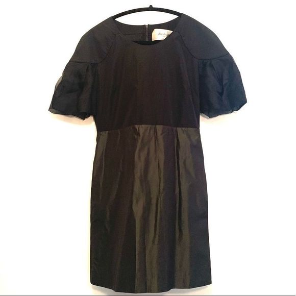 [Rue du Mail] Satin Colorblock Dress - Size 40 - Picture 2 of 8